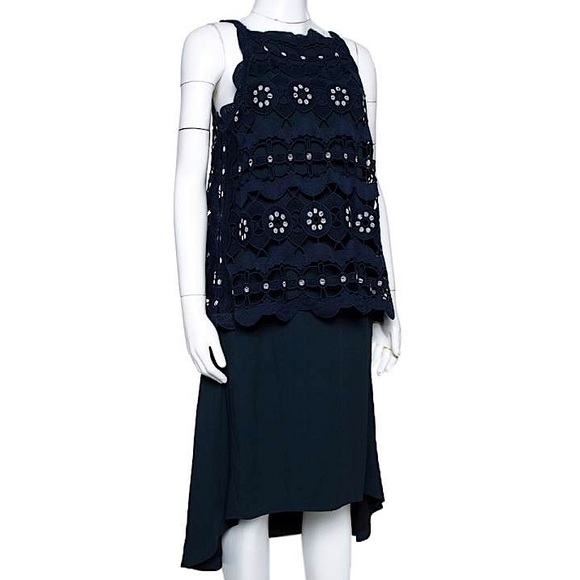Chloe Dresses & Skirts - ✨ NWOT CHLOE navy guipure dress